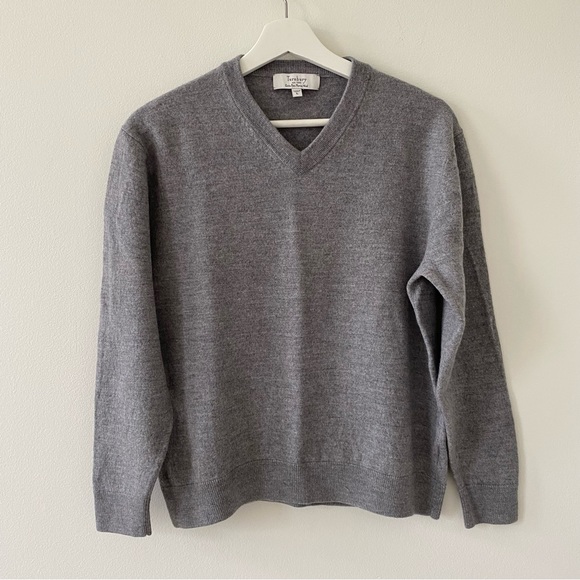 Turnbury Men’s Bundle of 3 V-neck Long Sleeve Sweater Extra Fine Merino Wool - Picture 8 of 10